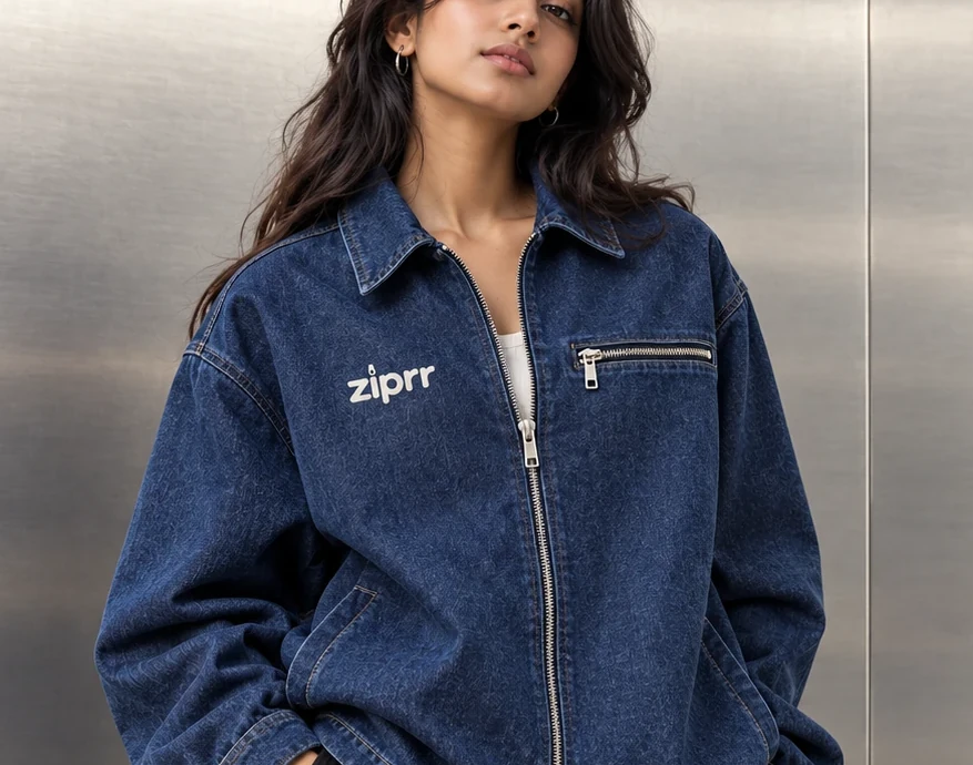 Raw Indigo Utility Denim Jacket