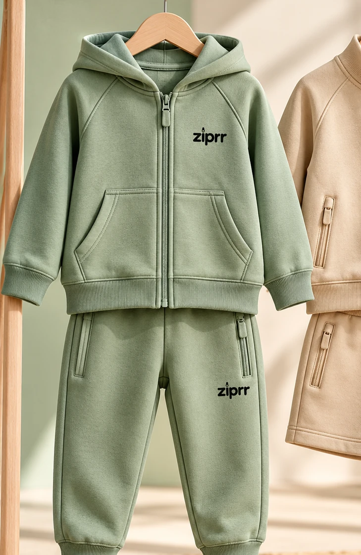 Junior Pastel Organic Cotton Sweat Set