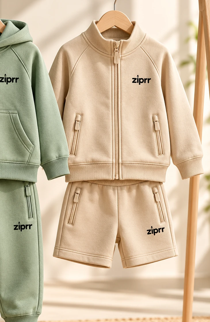 Junior Pastel Organic Cotton Sweat Set